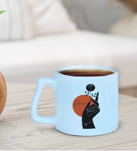 BK Gift Kişiye Özel İsimli Pastel Mavi Middle Kupa Bardak-4, Arkadaşa Hediye, Ev Hediyesi, Doğum Günü Hediyesi, Ofis Hediyesi