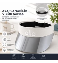 Valkyrie Kadın Beyaz Aynalı Vizör Şapka Ayarlanabilir Güneşlik Tenis Golf Spor Şapkası