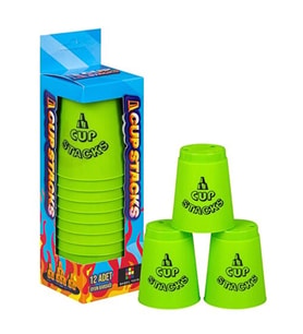 Orijinal Cup Stacks Bardak Oyunu - Speed Cup - Hızlı Bardaklar Oyunu - Hızlı Bardak Oyunu - Yeşil