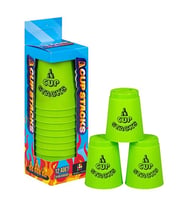 Orijinal Cup Stacks Bardak Oyunu - Speed Cup - Hızlı Bardaklar Oyunu - Hızlı Bardak Oyunu - Yeşil