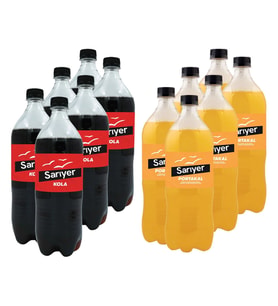 Sarıyer Kola+Portakal 1 lt 12 li Set