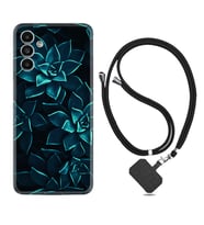 Samsung A23 A31 A32 A50 A51 A52 A53 A70 Kılıf Boyun Askılı Silikon Mistik Çiçekler 1650