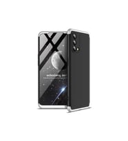 Oppo A74 4G Uyumlu Kılıf Zore Ays Kapak (Siyah-Gri)