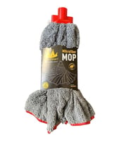 Miss Clean Mikrofiber Gri Yedek Jumbo Mop / Islak Mop / Paspas Ucu Başlığı - 1 Adet