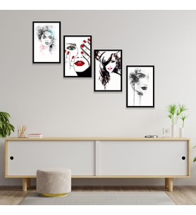 4 Parçalı Çerçeve Görünümlü Mdf Tablo 01