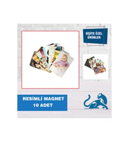 Fotoğraflı Resimli Magnet 10 adet