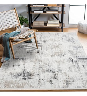 Makine Kaymaz Yıkanabilir Beyaz Modern Triko Salon Halısı Mutfak Halısı Koridor Halısı Yolluk 17354K