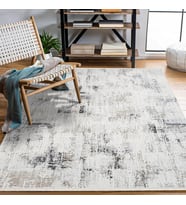 Makine Kaymaz Yıkanabilir Beyaz Modern Triko Salon Halısı Mutfak Halısı Koridor Halısı Yolluk 17354K