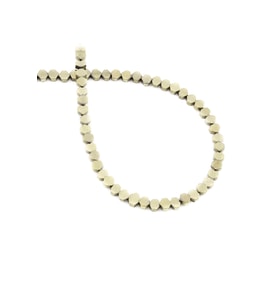 Hematit Doğal Taş Parlak Antik Sarı 3x4mm Dizi