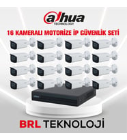 Dahua 16 Kameralı 2 MP Motorize Ip Güvenlik Kamera Seti