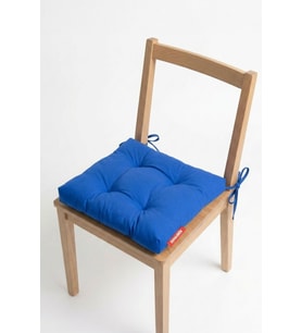 Pofuduk Sandalye Minderi Bağcıklı 40x40 cm Yıkanabilir Dekoratif Mutfak Bahçe Piknik Minderi