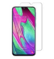 Samsung Galaxy A40 Uyumlu Ekran Koruyucu Screen Protector Tempered Glass Kristal Netliğinde %100 HD Görüntü, Yüksek Kalite Kırılmaz Temperli Cam (Şeffaf)