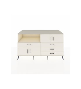 Kronos Konsol 2 Raflı 4 Çekmeceli 4 Kapaklı 176x59x99 Aytaşı-Aytaşı
