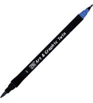 Zig Art & Graphic Twin Marker Çizim Kalemi 37 Cyan 