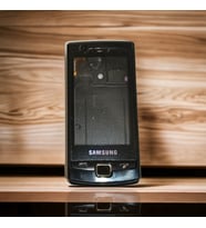 Samsung B7300 Kasa Samsung Galaxy B7300 Uyumlu Siyah Renk Orta Kasa Ön Arka Kapak Tuş Takımı
