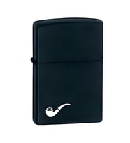 Zippo Çakmak 218PL-000061 Brush Fin Pipe Lighter