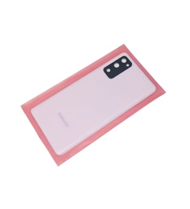 Samsung Galaxy S20 FE Arka Pil Batarya Kapağı ( FULL LENSLİ ) MOR