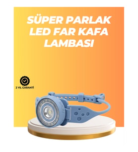 Mey İthalat® Suya Dayanıklı LED Kafa Lambası Outdoor Kullanım