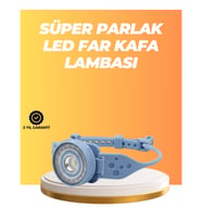 Mey İthalat® Suya Dayanıklı LED Kafa Lambası Outdoor Kullanım