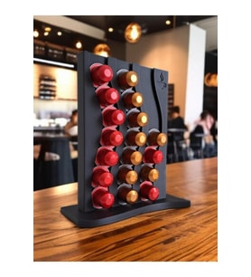 Nespresso kapsül tutucu ve düzenleyici organizer 28'li