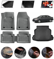 Toyota Corolla 2007-2013 Uyumlu Paspas Araca Özel Bagaj Havuzu MBS Gri