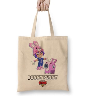 Brawl Stars Bunny Penny Bez Çanta Uzun Saplı