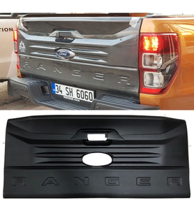 Ford Ranger T6 Bagaj Kapağı Kaplama Ranger Yazılı Mat Siyah
