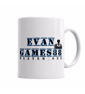 Evan Games 88 - Player One Kupa Bardak Porselen