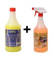Ağır Yağ Sökücü 1 Litre & Susuz Motor Temizleyici 1 Litre