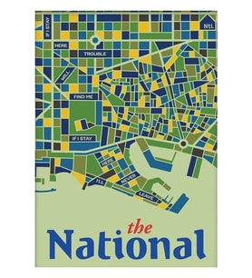 The National Band - Bela Beni Bulacak Tablo Ahşap Poster Dekoratif