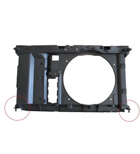 PEUGEOT 307- 01/05; ÖN PANEL KOMPLE PLASTİK (KLİMALI BENZİNLİ/DİZEL TİP) (İNTERCOOLER SIZ TİP) (TW)