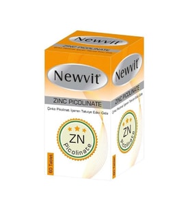 Newvit Çinko Picolinate İçeren Gıda Takviyesi 60 Tablet
