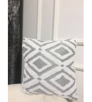 NİVEMESHOME BOHEM PUNCH GREY DEKORATİF KIRLENT YASTIK KILIFI 44X44 CM