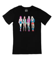 K-Pop Girls Siyah Tişört