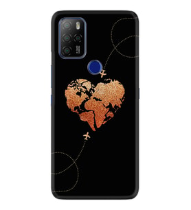Omix X300 X500 X400 X600 X700 Kılıf Desemli Silikon Plane Heart 1721