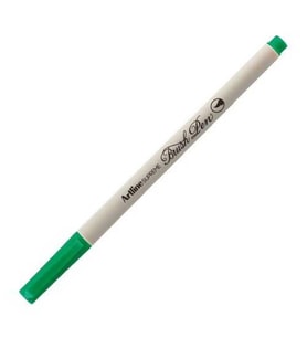 Artline Supreme Brush Uçlu Kalem Yeşil (12 Li Paket)