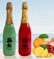 Lüpen Alkolsüz Simli Lux Şampanya Sex On The Beach Nane Limon Aromalı 2 Adet