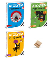 Arı 5. Sınıf Maarif Matematik Fen Bilimleri ve Türkçe Atölyem 3lü Set + Telefon Standı