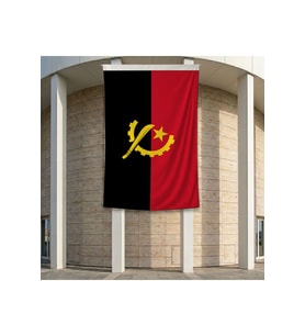 Angola Bayrağı 140gr Premium Raşel Kumaş 200x300 cm