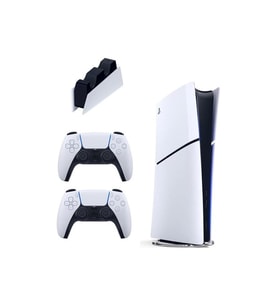 Sony Playstation 5 Slim Dijital + 2. DualSense Ps5 Kol Beyaz + Sarj İstasyonu (İthalatçı Garantili)
