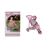 9614 3 Tekerlekli Pembe Gri Puset -Sunman