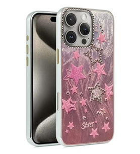 iPhone 16 Pro Kılıf Blade Aynalı Desenli Kapak - Desen 7