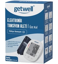 Getwell Konuşan Üst Koldan Tansiyon Aleti - Ölçme Cihazı (Geniş Manşon)