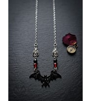 DÜKKAN DESİGN DARK SHADOW YARASA KOLYE