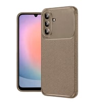 Samsung Galaxy A37 5g Auto Focus Karbon Kapak - Kahverengi