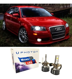 Audi A3 Led Xenon Uzun Far Ampulü H7 Mono Yeni Seri Beyaz 2001-2003