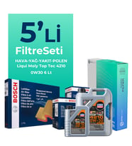BOSCH Audi A6 40 TDi Filtre Bakım Seti Liqui Moly Motor Yağlı (2019-2024) 5 Li