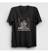 Presmono Unisex Siyah Solo The Beatles Paul Mccartney II T-Shirt 555891tt