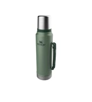 STANLEY 10-08266-001 THE LEGENDARY CLASSIC BOTTLE 1 L. PASLANMAZ ÇELİK TERMOS YEŞİL
