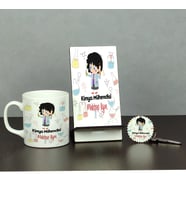 Kimya Mühendisine Hediye Üçlü Set (Kupa + Telefon Standı + Anahtarlık)